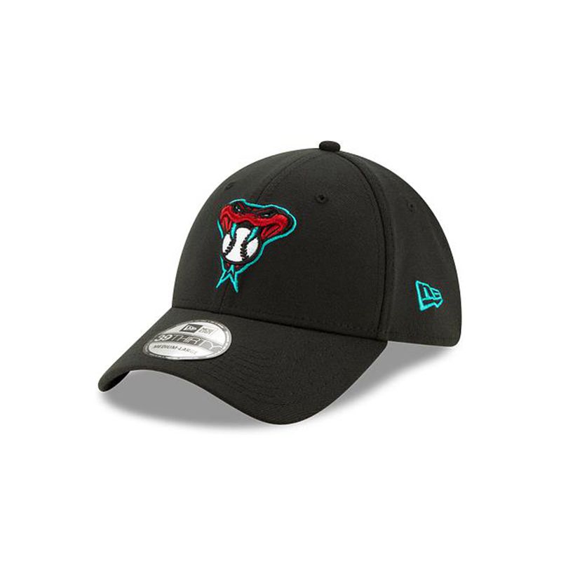 MLB Arizona Diamondbacks Team Classic Alt 39Thirty Stretch Fit (ODL1355) - Black New Era Caps